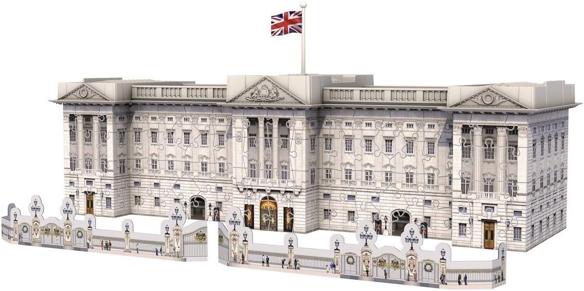 Buckingham Palace 3D Puzzle 216 Piece Building Model Kit No Glue - Kwikley