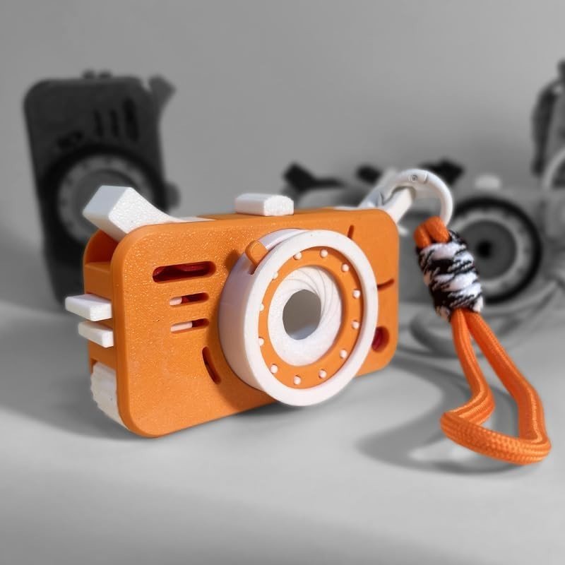 Camera Style Fidget Toy 10 Click Buttons Stress Relief Desk Gadget - Kwikley