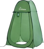 Camping Shower Toilet Tent Grey Pop Up Privacy Shelter - Kwikley