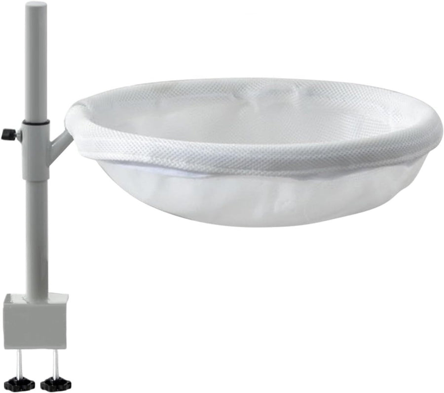 Cat Desk Hammock 360° Rotating Washable Pet Bed White 40cm - Kwikley
