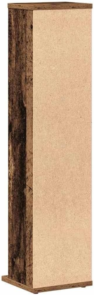 CD DVD Storage Cabinet Shelf Unit Media Organizer Bookcase Wood 88cm - Kwikley