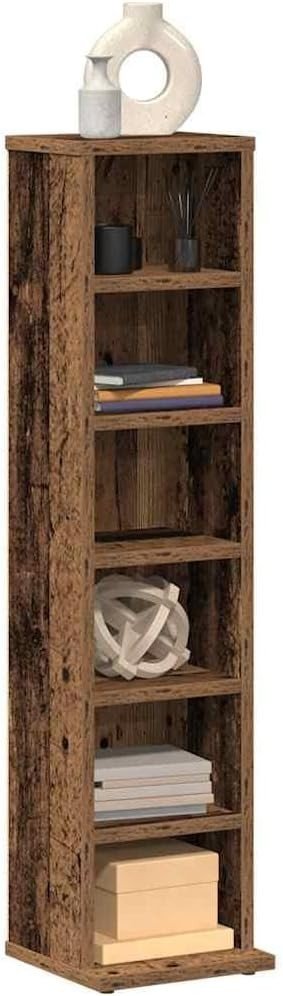 CD DVD Storage Cabinet Shelf Unit Media Organizer Bookcase Wood 88cm - Kwikley