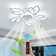 Ceiling Fan Light Remote Control LED Fandelier 6 - Speed Dimmable Quiet Fan - Kwikley