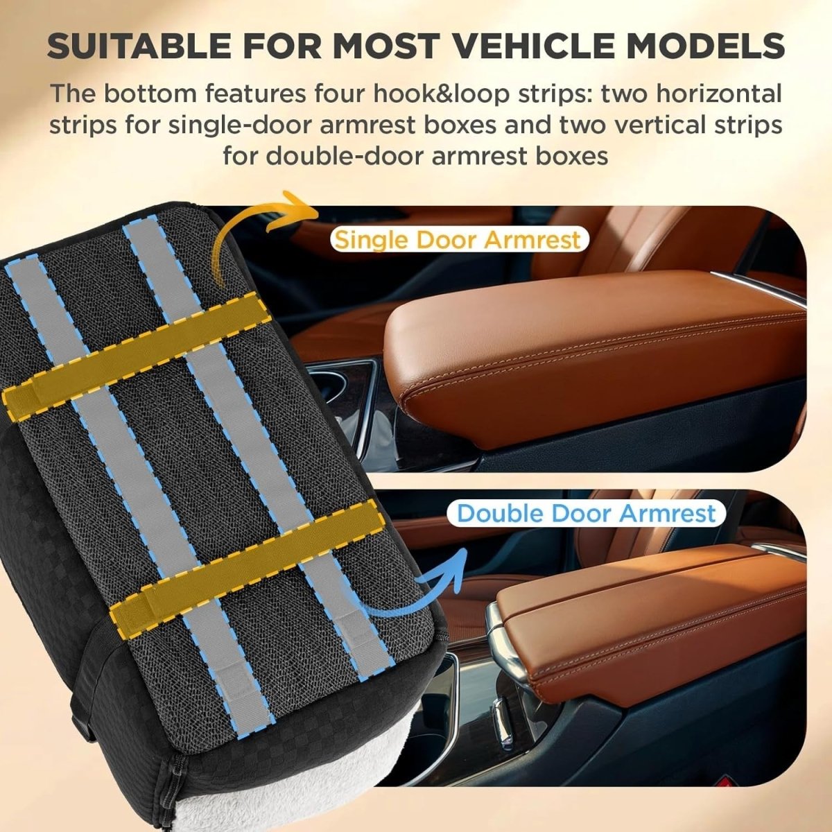 Center Console Dog Car Seat Booster Anti Collapse Safety Leash Plush - Kwikley