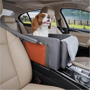 Center Console Dog Car Seat Booster Carrier Anti Anxiety Small Pets - Kwikley