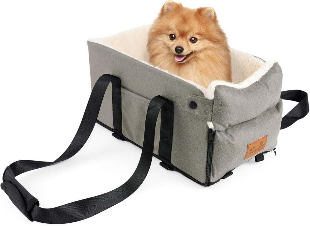 Center Console Dog Car Seat Booster Carrier Bed Small Dogs Cats 13lb - Kwikley