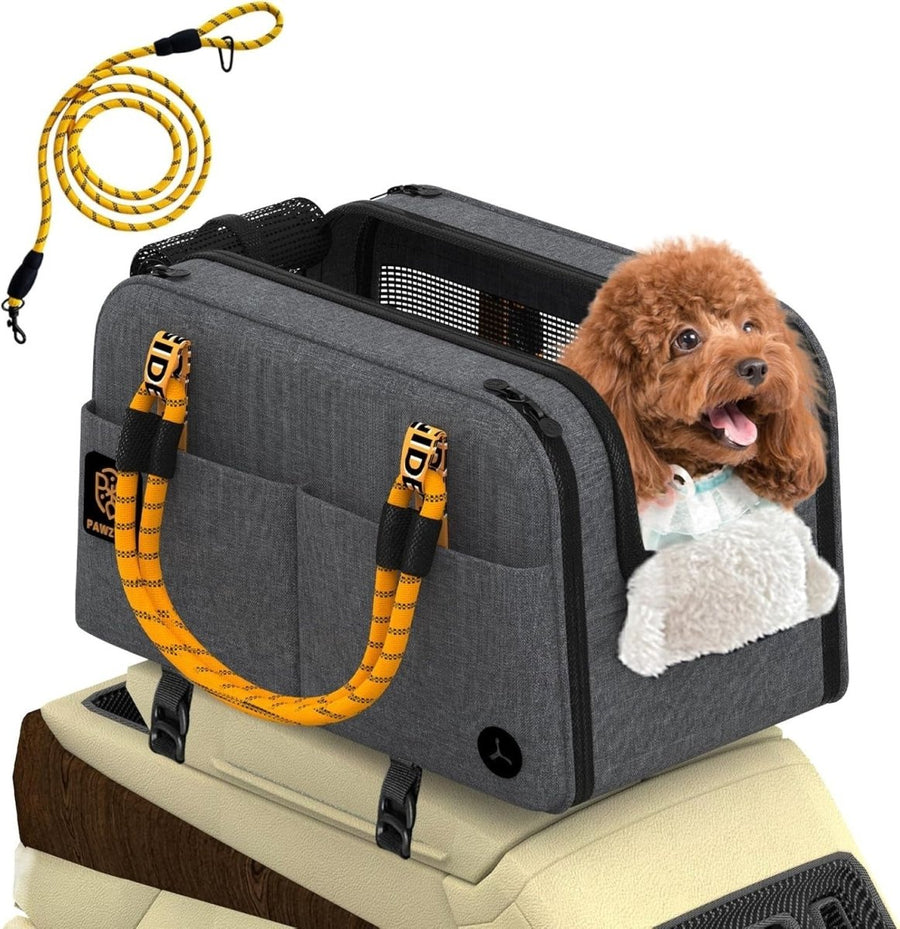 Center Console Dog Car Seat Enclosed Pet Carrier Booster for Small Pets - Kwikley