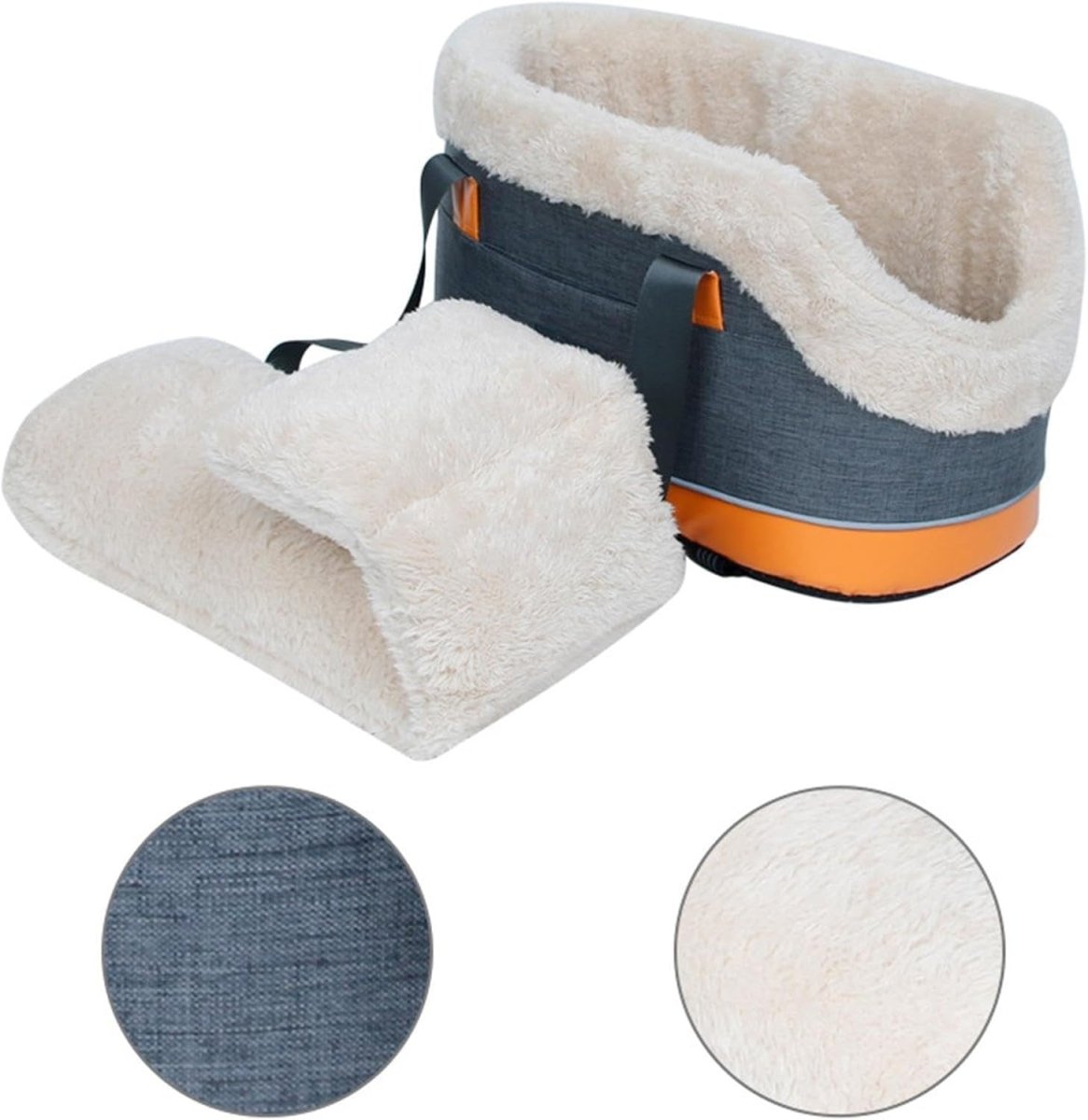Center Console Dog Car Seat Pet Travel Carrier Bed Small Dogs Cats - Kwikley
