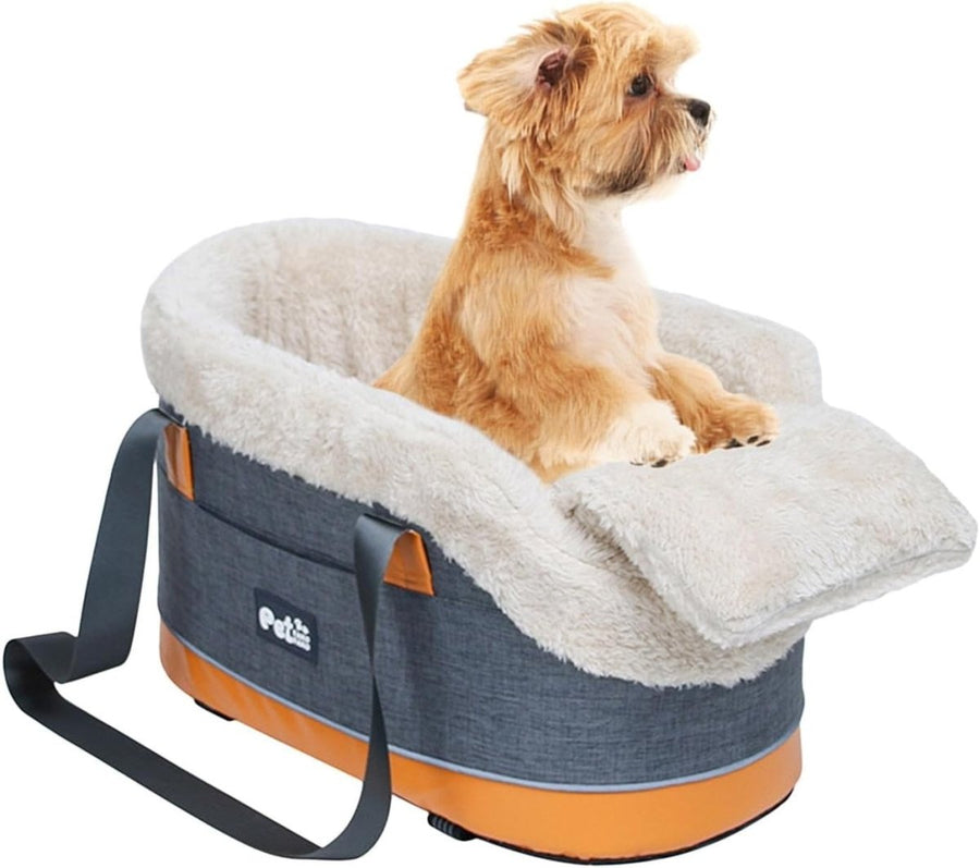 Center Console Dog Car Seat Pet Travel Carrier Bed Small Dogs Cats - Kwikley