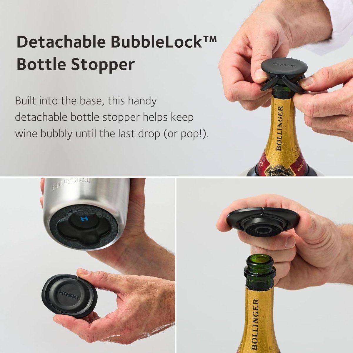 Champagne Wine Bottle Cooler Icicleless Keeps Drinks Cold 6 Hours Gift - Kwikley