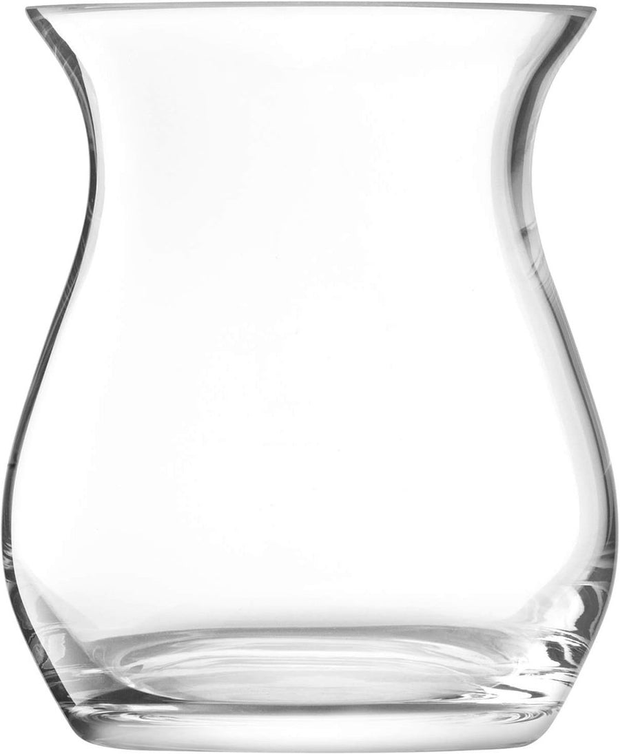 Clear Glass Flower Vase 23cm Modern Bouquet Centerpiece Home Table Décor - Kwikley