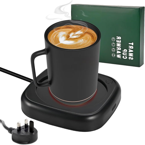 Coffee Mug Warmer 2 Temp Settings 8H Auto Shut Off Desk Heater - Kwikley