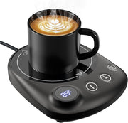 Coffee Mug Warmer 4 Temp Settings Timer Auto Shut Off Black - Kwikley