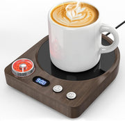 Coffee Mug Warmer 40 - 80°C Desk Cup Heater Timer LED Display - Kwikley