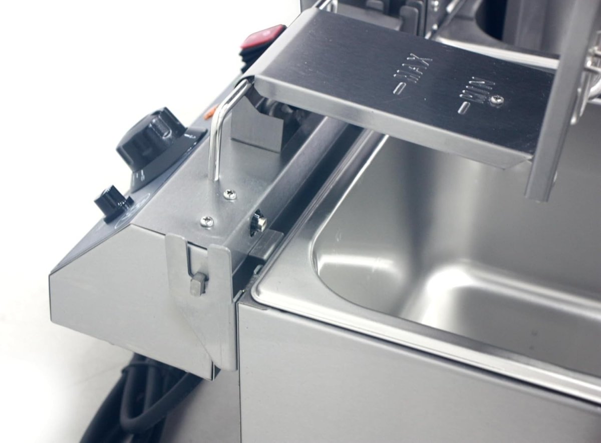 Commercial Electric Double Deep Fryer 20L 6000W Stainless Steel Dual Tank - Kwikley