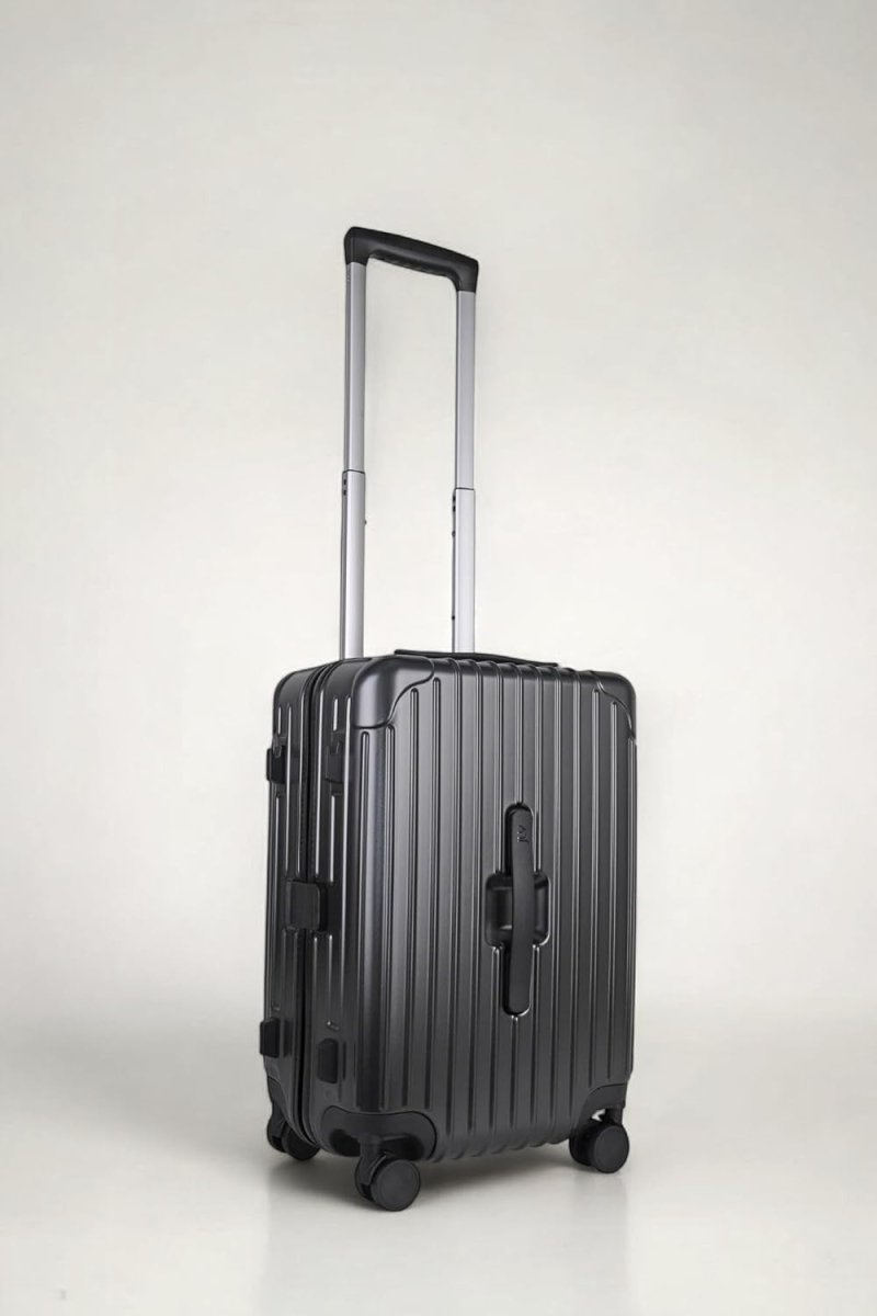 Compact Cabin Carry On Suitcase Hard Shell TSA Lock 4 Wheel Spinner Cup - Kwikley