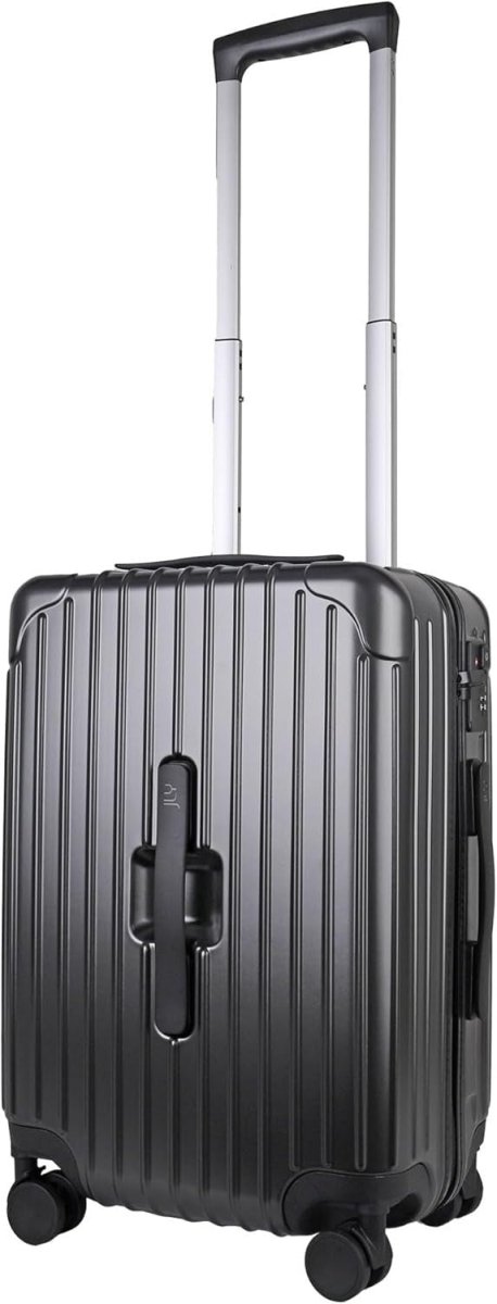 Compact Cabin Carry On Suitcase Hard Shell TSA Lock 4 Wheel Spinner Cup - Kwikley