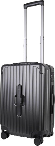 Compact Cabin Carry On Suitcase Hard Shell TSA Lock 4 Wheel Spinner Cup - Kwikley