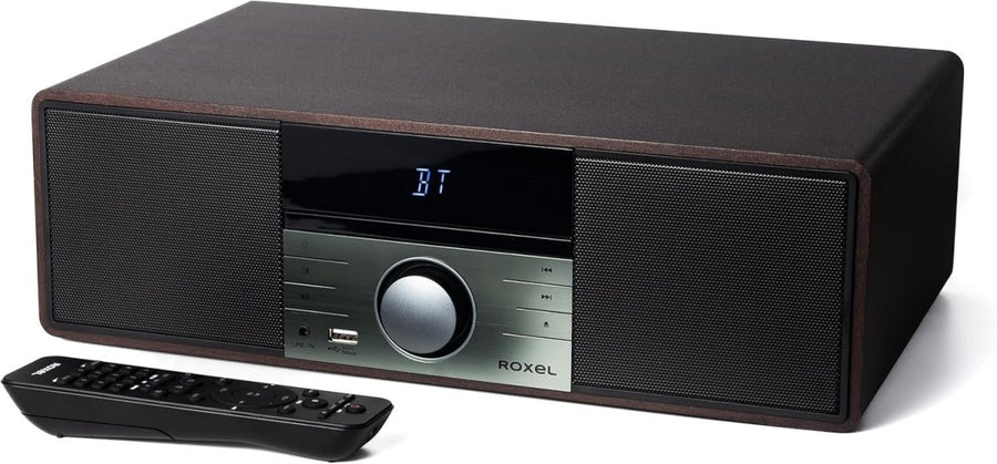 Compact DAB+ HiFi Music System CD Player Bluetooth USB Stereo Radio White LED - Kwikley