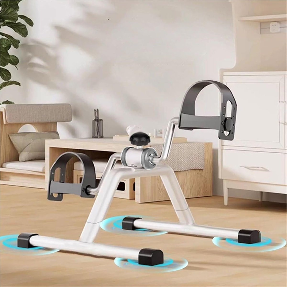 Compact Mini Pedal Exerciser Portable Under Desk Foot Cycle - Kwikley