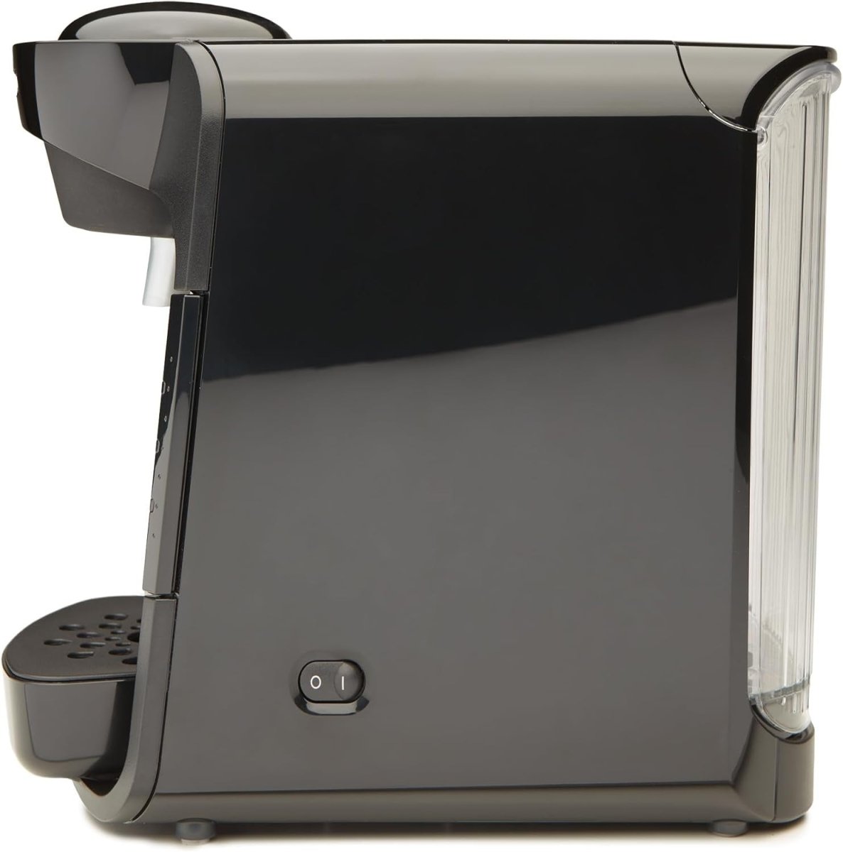 Compact Pod Coffee Machine 0.8L | One - Touch Brew | Auto Clean | 1300W Black - Kwikley