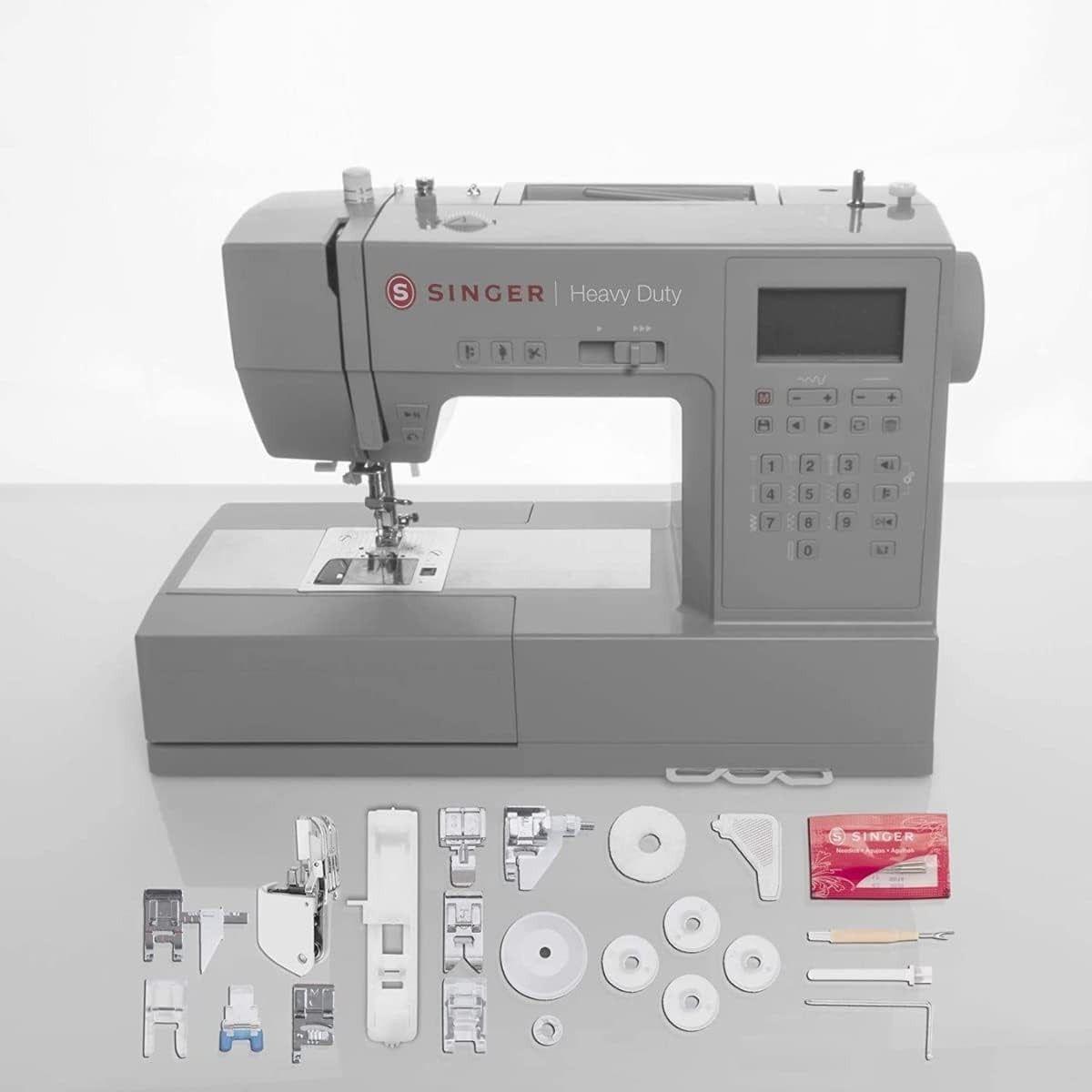 Computerised Heavy Duty Sewing Machine 411 Applications LCD 1100SPM - Kwikley
