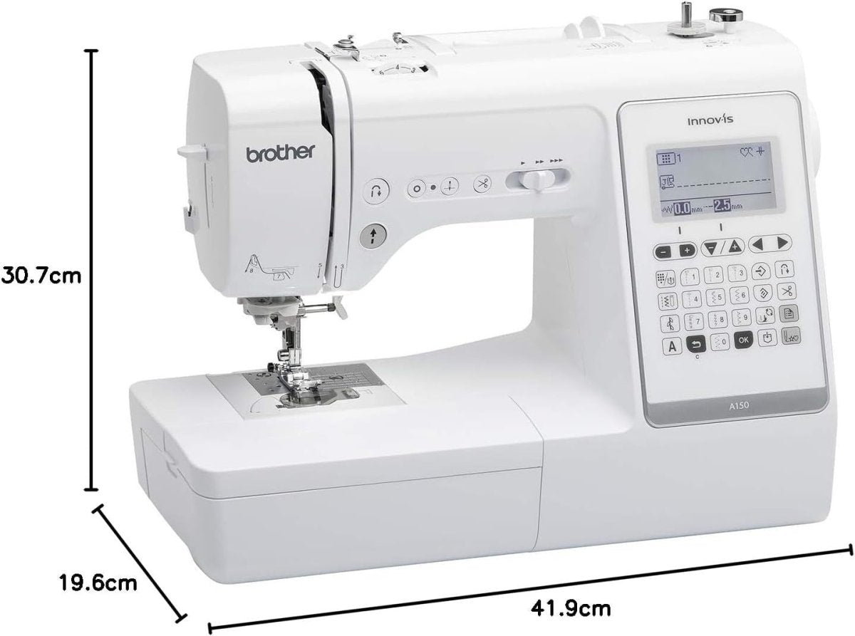 Computerised Sewing Machine 150 Stitches LCD Display Auto Threader - Kwikley