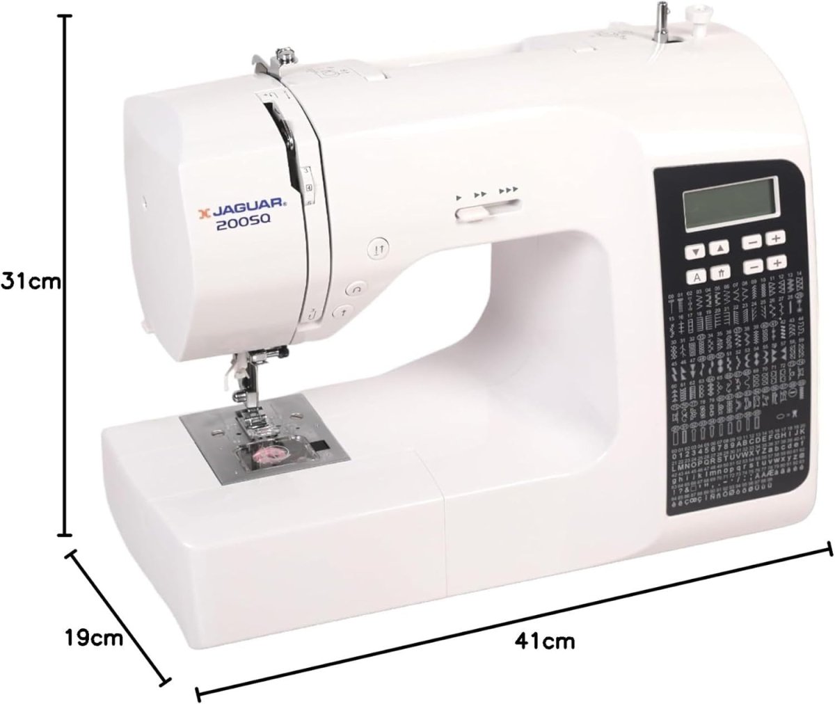 Computerised Sewing Machine 200 Stitches LCD Extension Table Kit - Kwikley