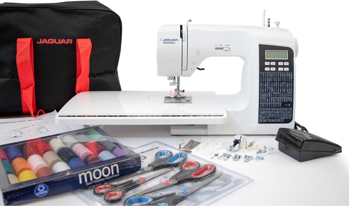 Computerised Sewing Machine 200 Stitches LCD Extension Table Kit - Kwikley