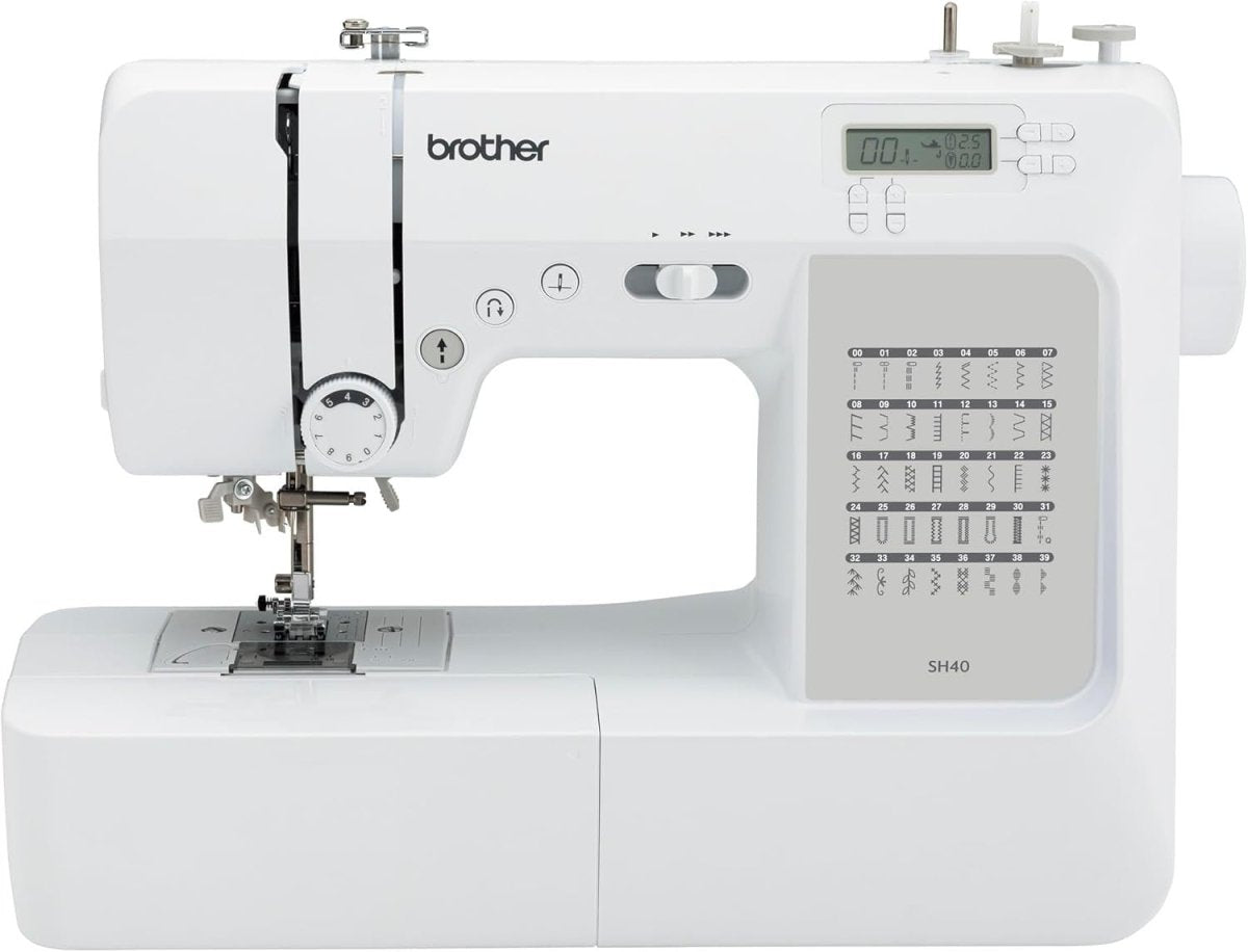 Computerised Sewing Machine 40 Stitches LCD Screen Auto Threader - Kwikley