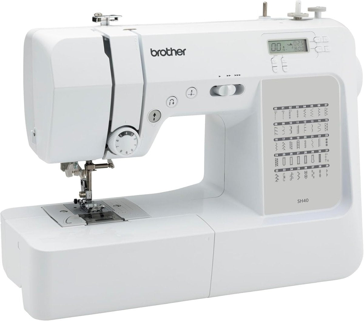 Computerised Sewing Machine 40 Stitches LCD Screen Auto Threader - Kwikley
