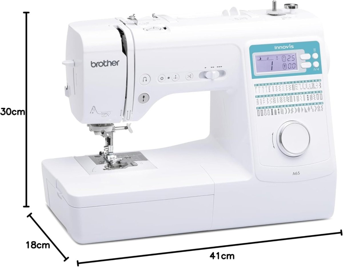Computerised Sewing Machine 60 Stitch Auto Thread Cutter Hard Case - Kwikley