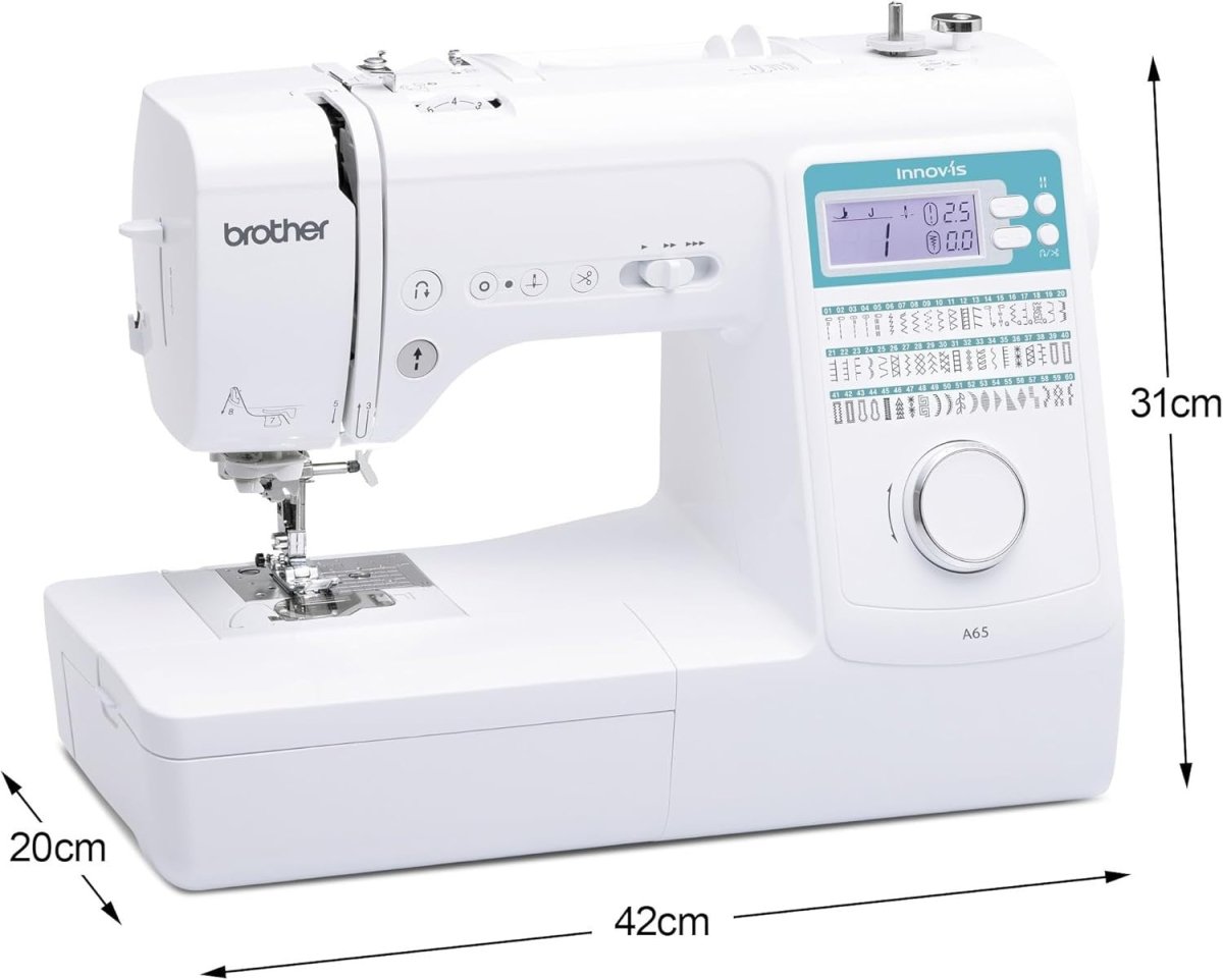 Computerised Sewing Machine 60 Stitches LCD Display Free Arm LED - Kwikley