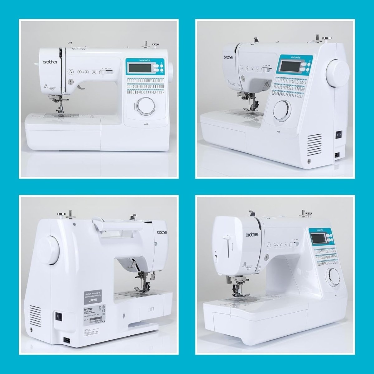 Computerised Sewing Machine 60 Stitches LCD Display Free Arm LED - Kwikley