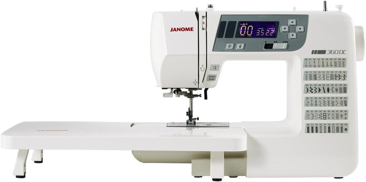 Computerised Sewing Machine Digital Controls Easy Use Lightweight - Kwikley
