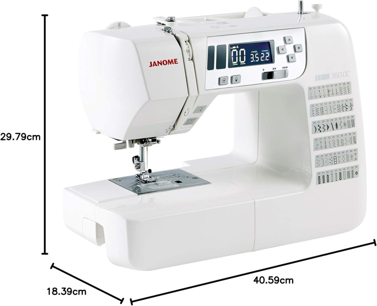 Computerised Sewing Machine Digital Controls Easy Use Lightweight - Kwikley