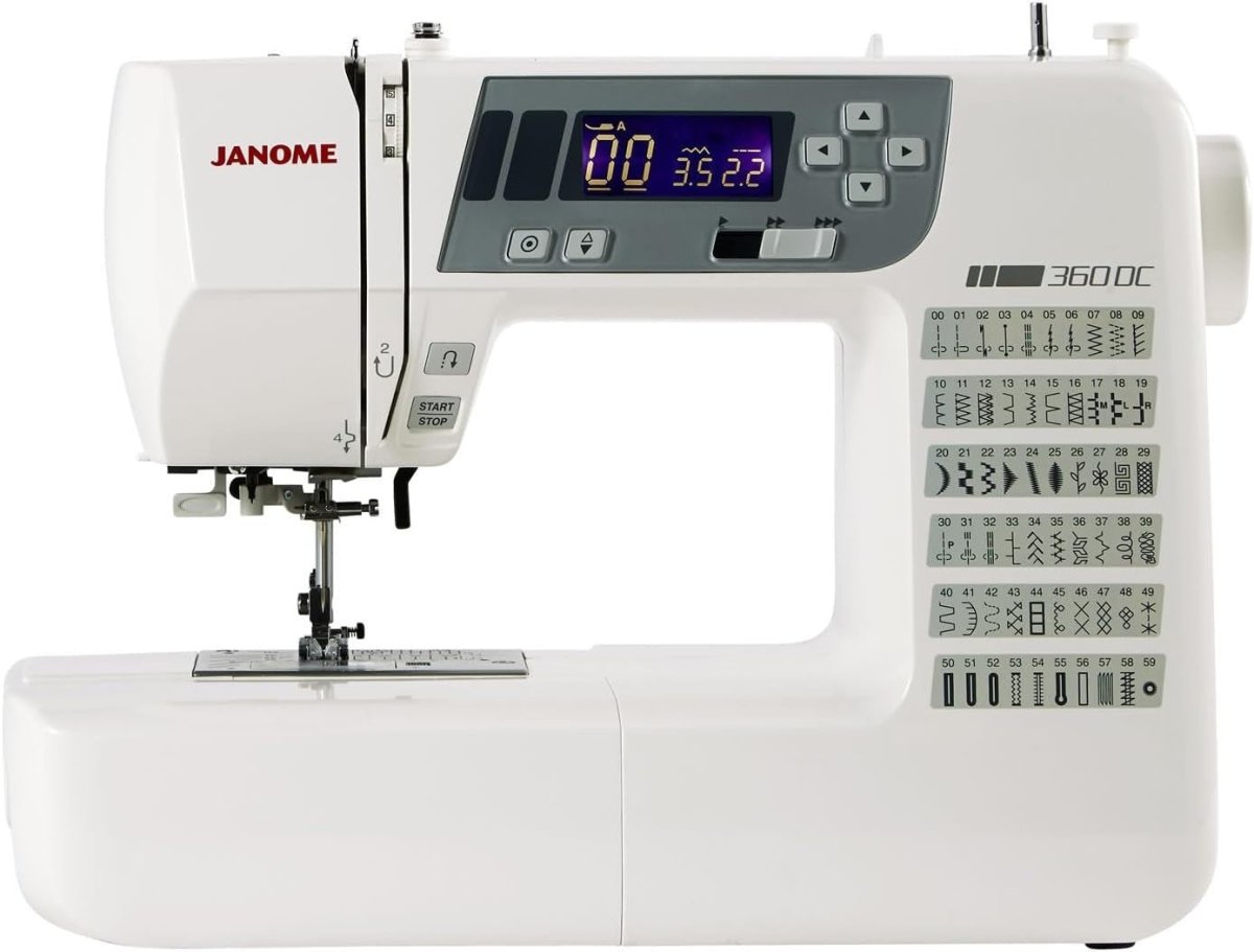 Computerised Sewing Machine Digital Controls Easy Use Lightweight - Kwikley