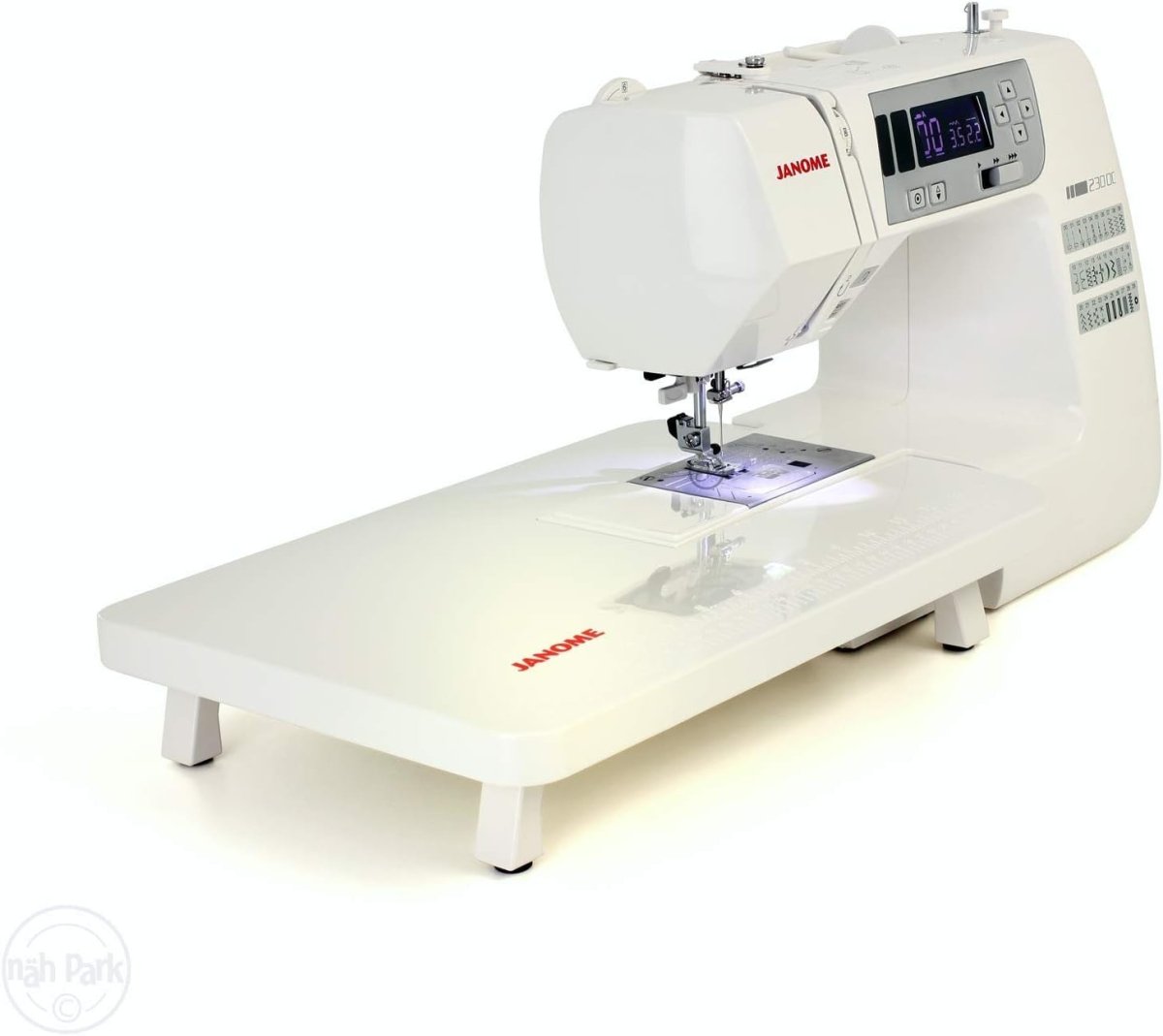 Computerised Sewing Machine Extension Table Lightweight White - Kwikley