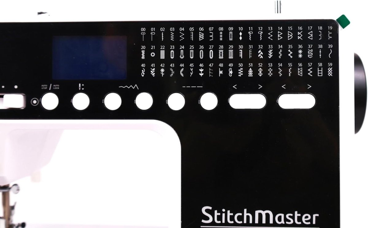 Computerised Sewing Quilting Machine 60 Stitch LCD Free Arm 1300SPM - Kwikley