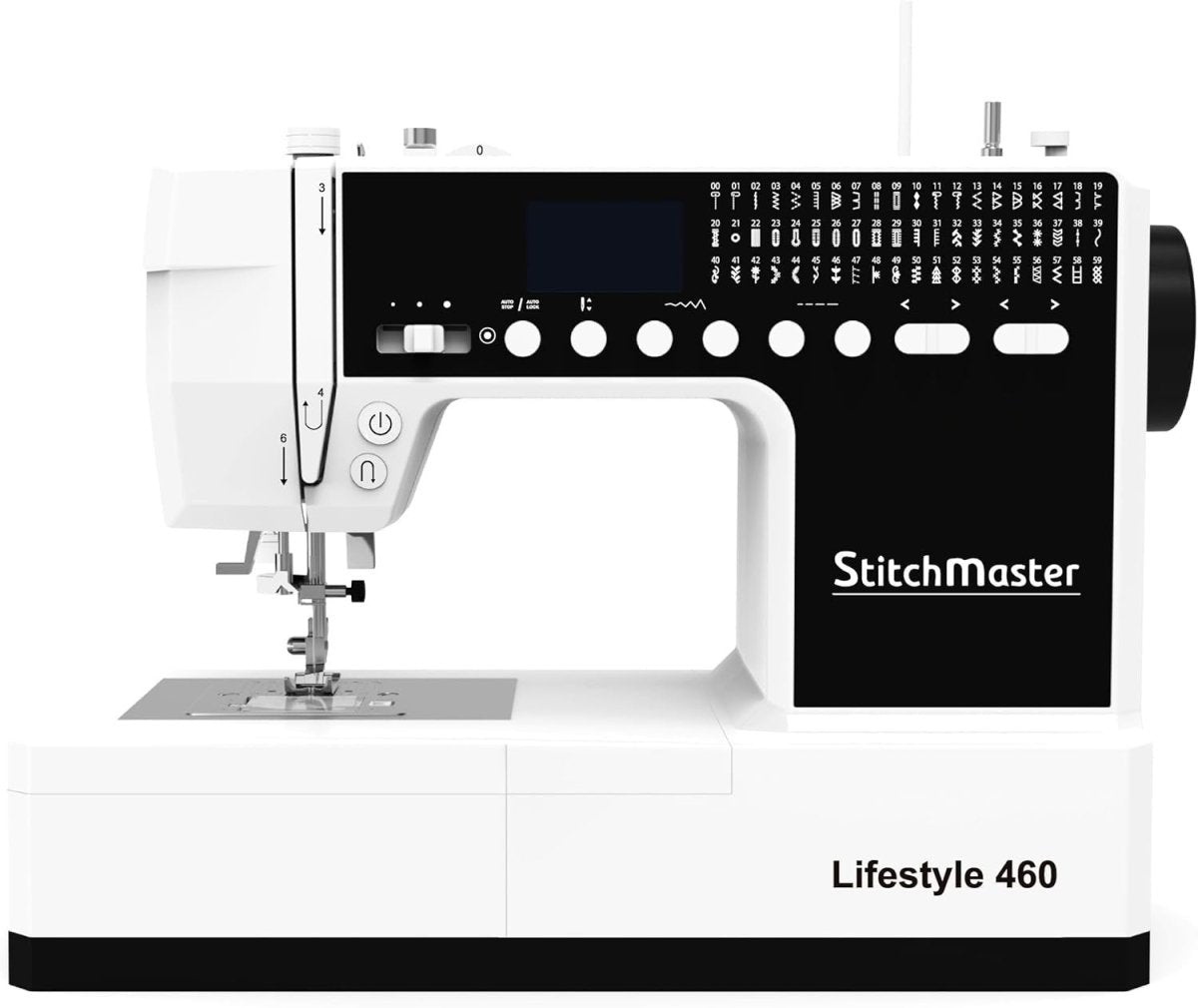 Computerised Sewing Quilting Machine 60 Stitch LCD Free Arm 1300SPM - Kwikley
