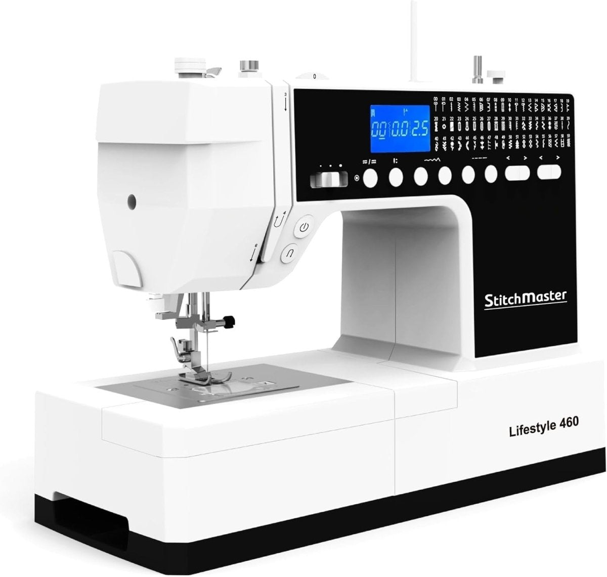 Computerised Sewing Quilting Machine 60 Stitch LCD Free Arm 1300SPM - Kwikley