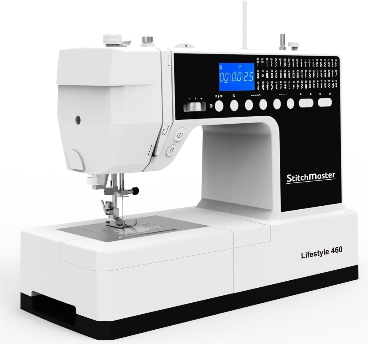 Computerised Sewing Quilting Machine 60 Stitch LCD Free Arm 1300SPM - Kwikley
