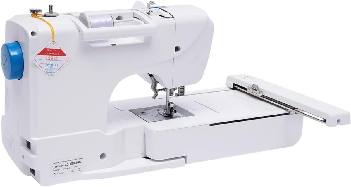 Computerized Embroidery Sewing Machine LCD Touch Screen USB 75 Designs - Kwikley