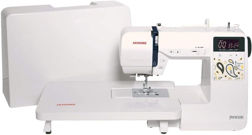 Computerized Sewing Machine 100 Stitches Extension Table Metal Frame - Kwikley