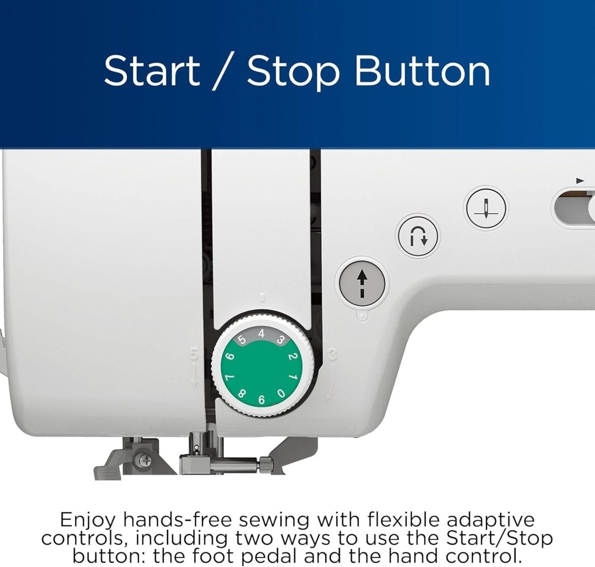 Computerized Sewing Machine 110 Stitches LCD Display 7 Presser Feet - Kwikley