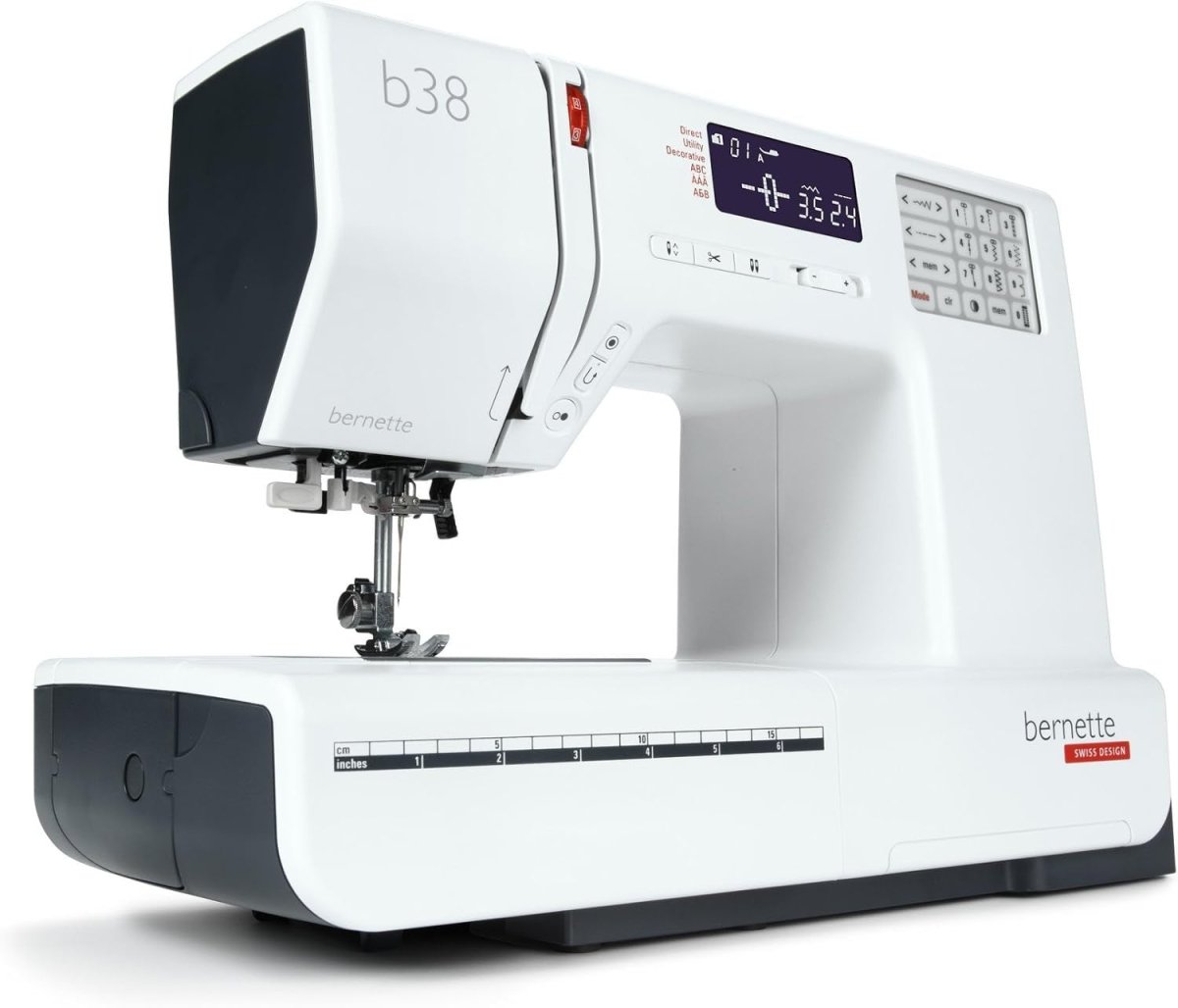 Computerized Sewing Machine 394 Stitches LCD Alphabet LED Light - Kwikley