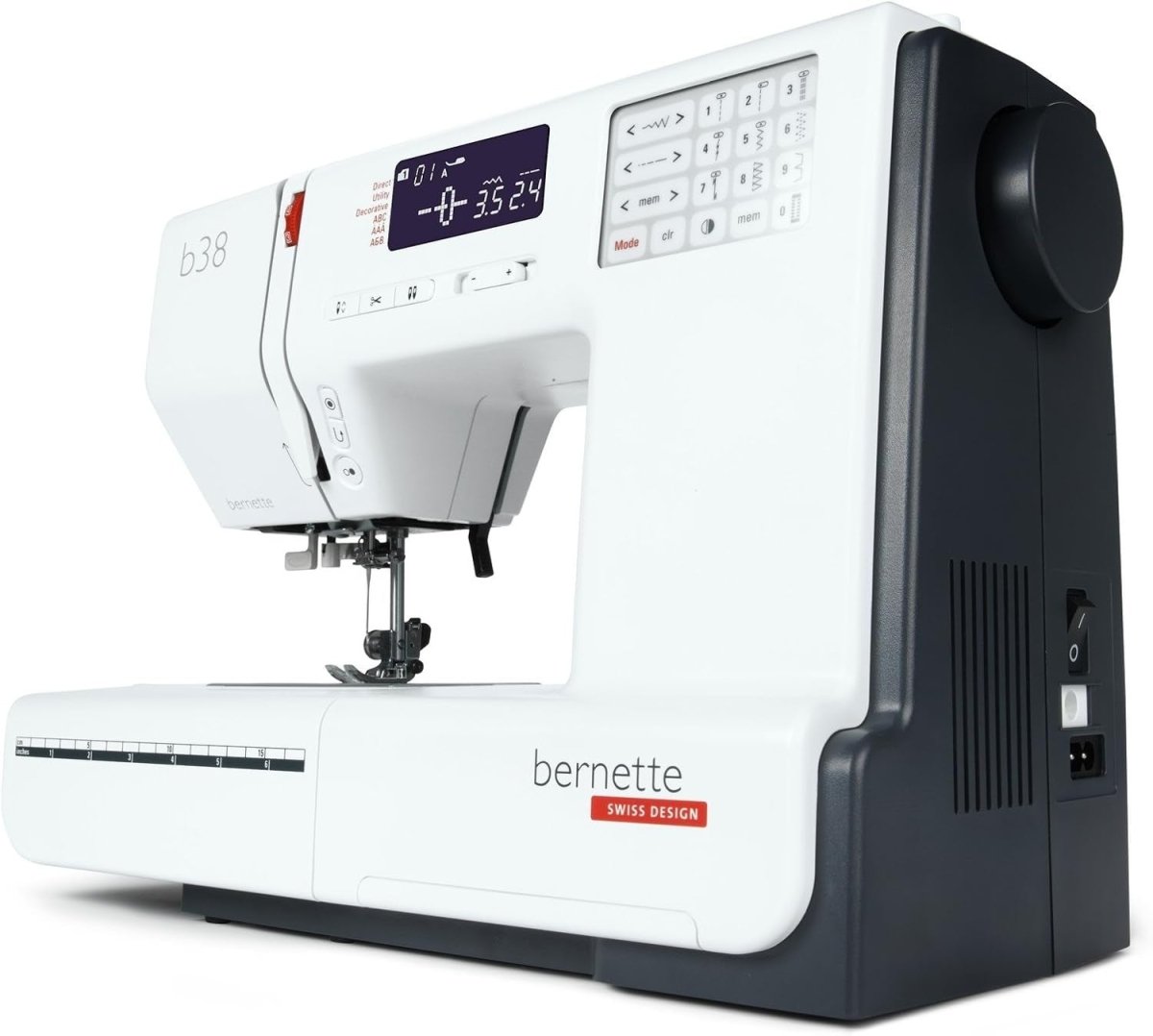 Computerized Sewing Machine 394 Stitches LCD Alphabet LED Light - Kwikley