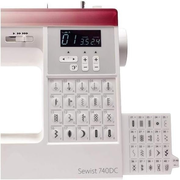 Computerized Sewing Machine 40 Stitches Auto Buttonhole LED Light - Kwikley
