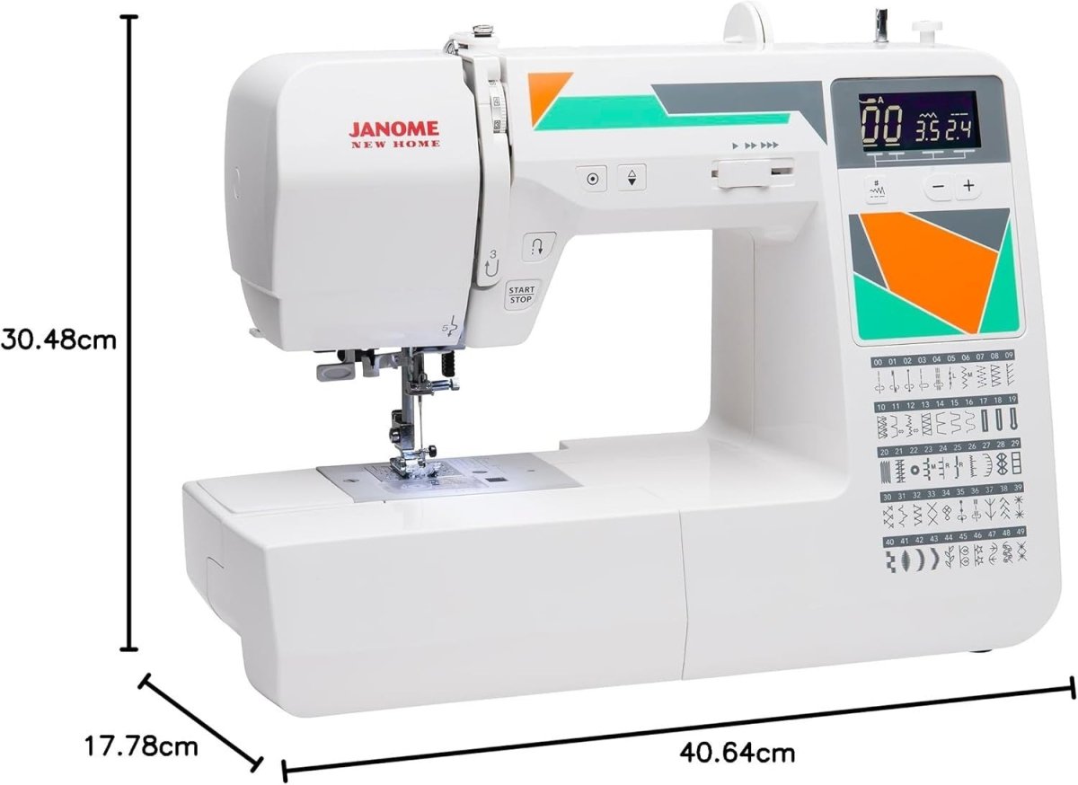 Computerized Sewing Machine 50 Stitches LCD Display Auto Threader - Kwikley