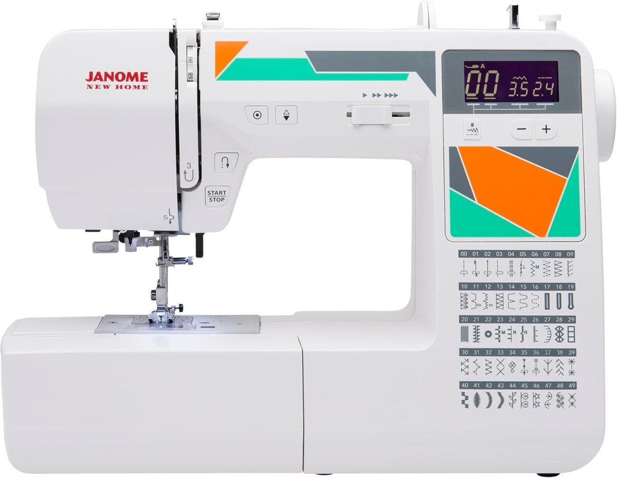 Computerized Sewing Machine 50 Stitches LCD Display Auto Threader - Kwikley